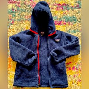Navy Blue fleece Zipper Hoodie size 5T